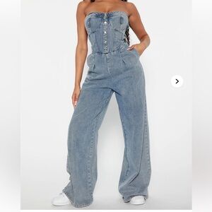 Haven Denim Jumpsuit - Light Wash